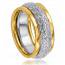 Woman gold plated Dualité ring mini