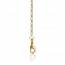 Woman gold plated figaro chains mini