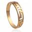 Woman gold plated Gavdos ring mini