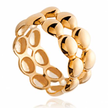 Woman gold plated Léonide ring