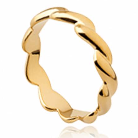 Woman gold plated Léontine ring