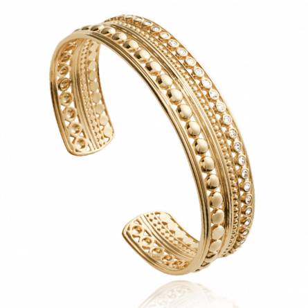 Woman gold plated Lis bracelet