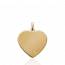 Woman gold plated Love hearts pendant mini