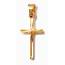 Woman gold plated  lux in ostio pendant mini