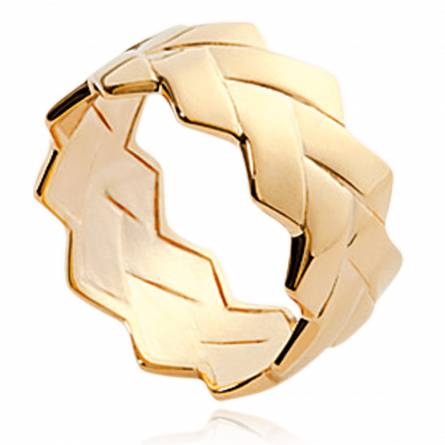 Woman gold plated Naël ring