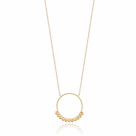 Woman gold plated Nabila necklace