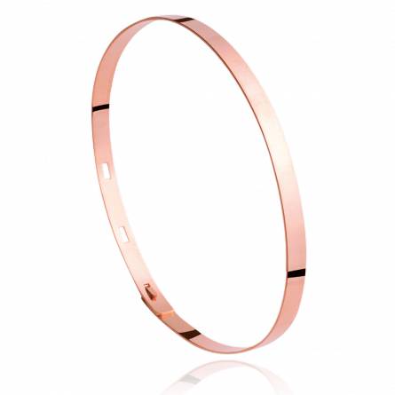 Woman gold plated Quintina pink bracelet