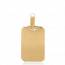 Woman gold plated Stelle geneve rectangles pendant mini