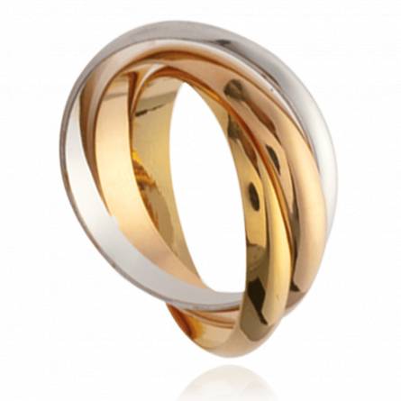 Woman gold plated Union 2 ring