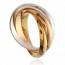 Woman gold plated Union 2 ring mini