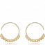 Woman gold plated Valère creoles earring mini