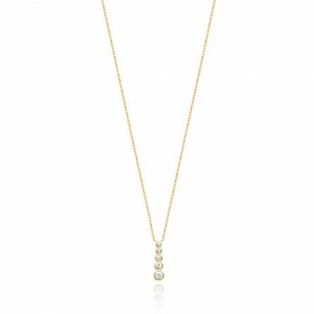 Woman gold plated Valesia necklace