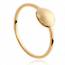 Woman gold plated Vanina circular ring mini