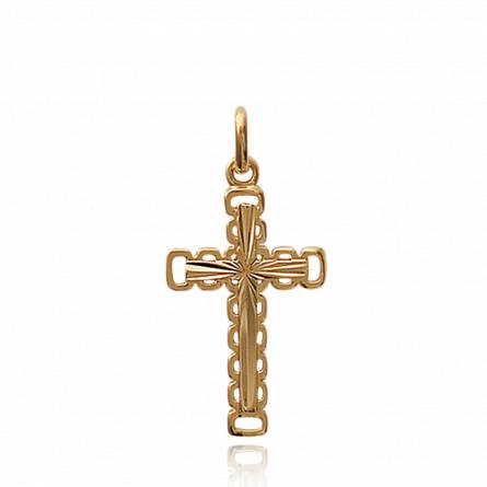 Woman gold plated Videcomes pendant