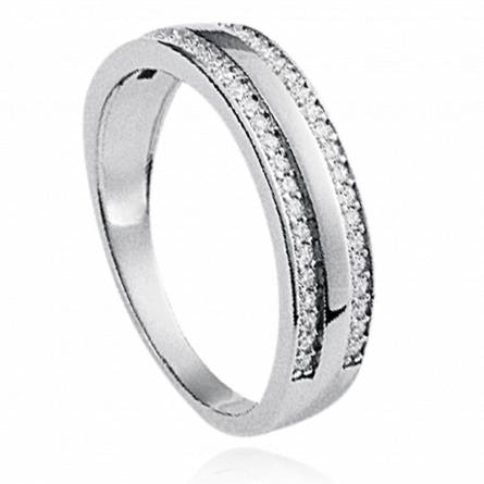 Woman silver Acacia ring