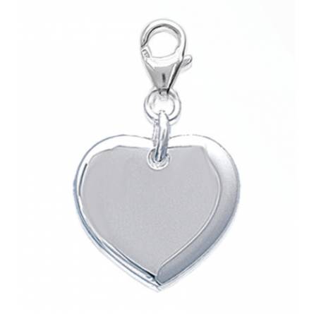 Woman silver élégance hearts pendant
