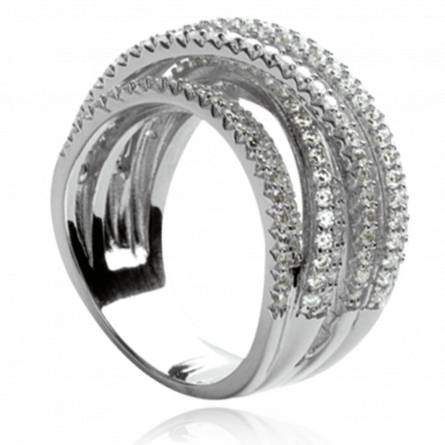 Woman silver Alexus ring