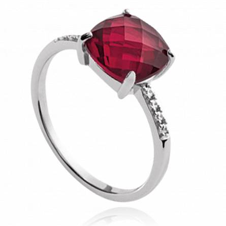 Woman silver Alyssia red ring