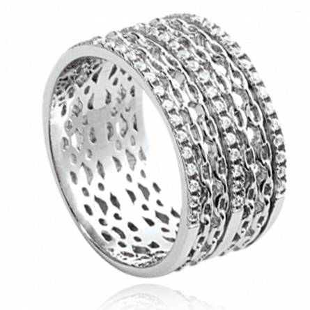 Woman silver Amalthea ring