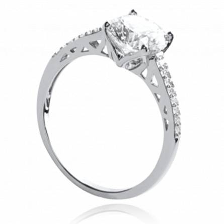 Woman silver Annelise ring