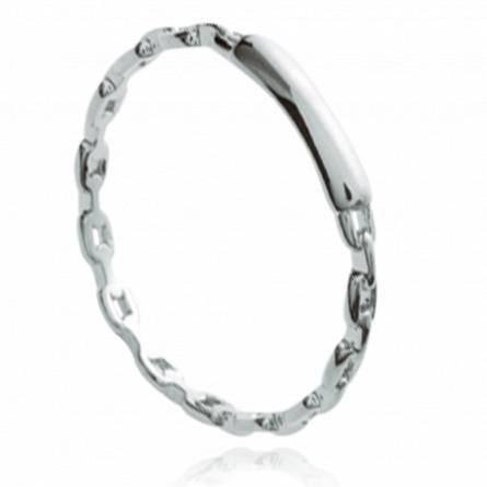 Woman silver Annunziata ring