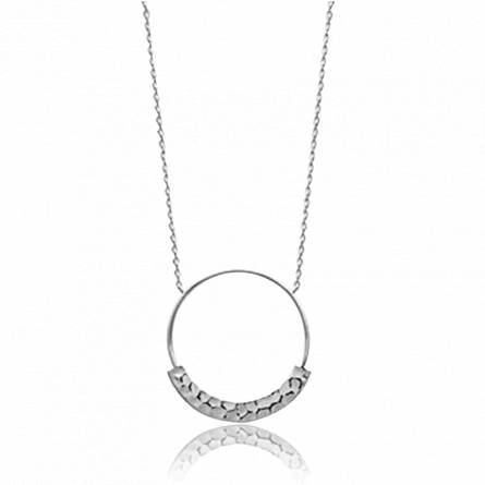 Woman silver Bina necklace