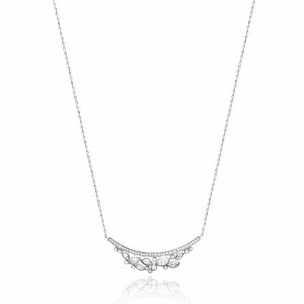 Woman silver Charlie necklace