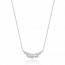 Woman silver Charlie necklace mini