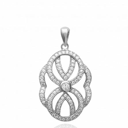 Woman silver Charlotta pendant