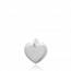Woman silver hearts pendant mini
