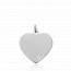 Woman silver Love hearts pendant mini