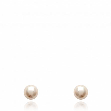 Woman silver Majorque 7 earring