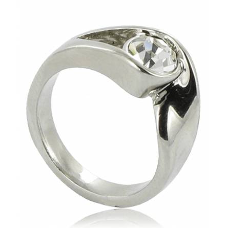 Woman silver metal Alida ring