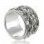 Woman silver metal Amy  ring mini
