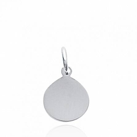 Woman silver Neutre 2 circular pendant