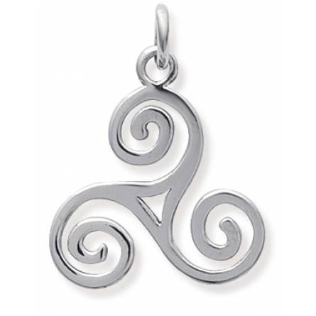 Woman silver pendant