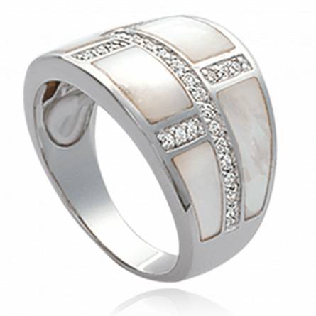 Woman silver ring