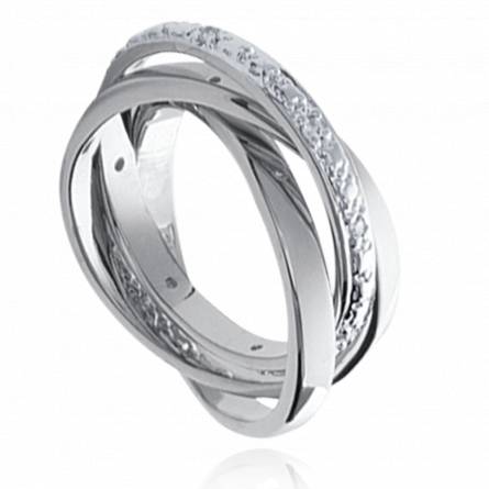 Woman silver Scellé ring