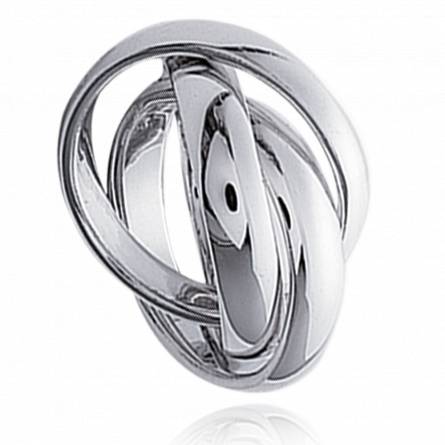 Woman silver Trilogie  ring