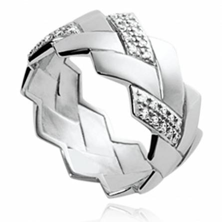 Woman silver Vassili ring