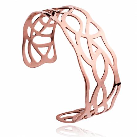 Woman stainless steel Eliora pink bracelet