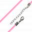 Woman stainless steel Simple pink necklace mini