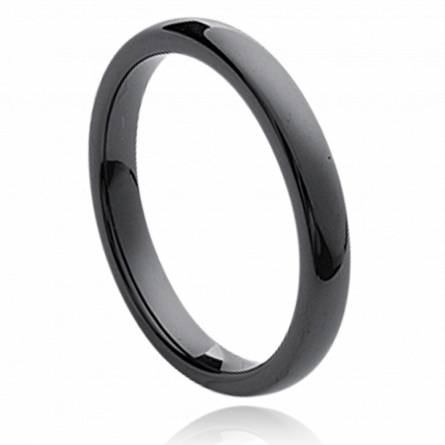 Woman stone  PV onyx black ring